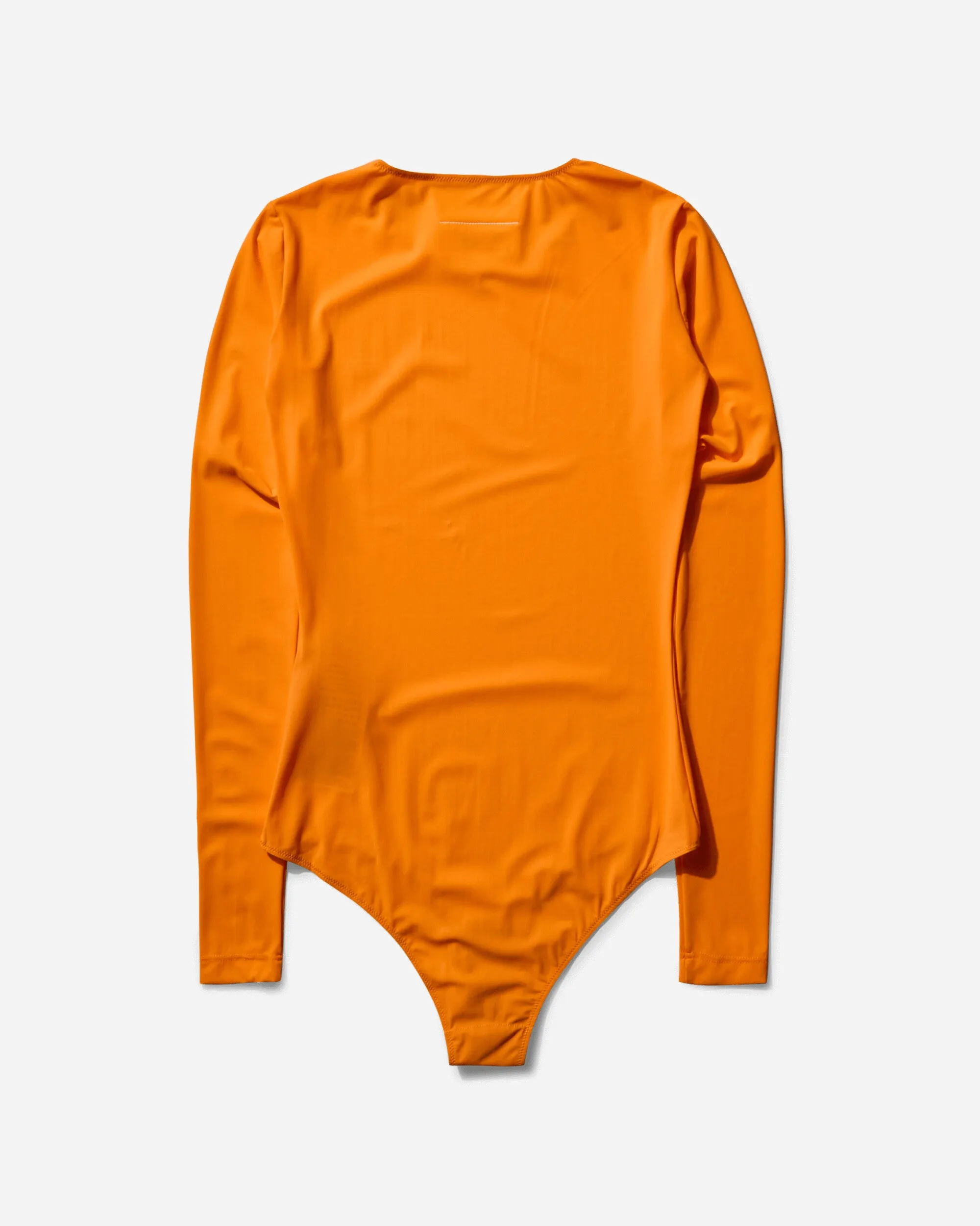 Bodysuit Femme à Manches Longues Orange