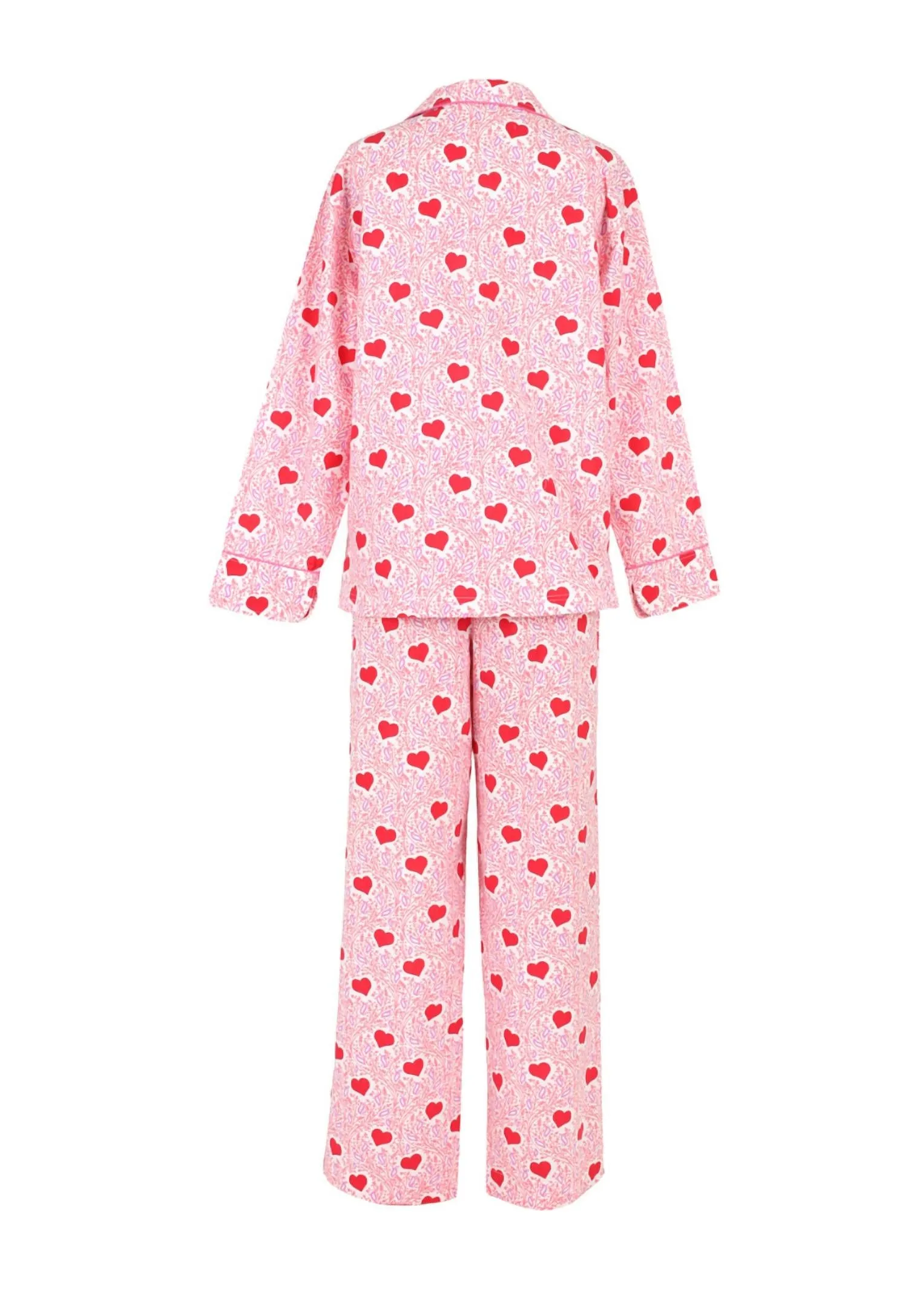 Ensemble Pyjama Femme Lotta Love Manches Longues en Rose