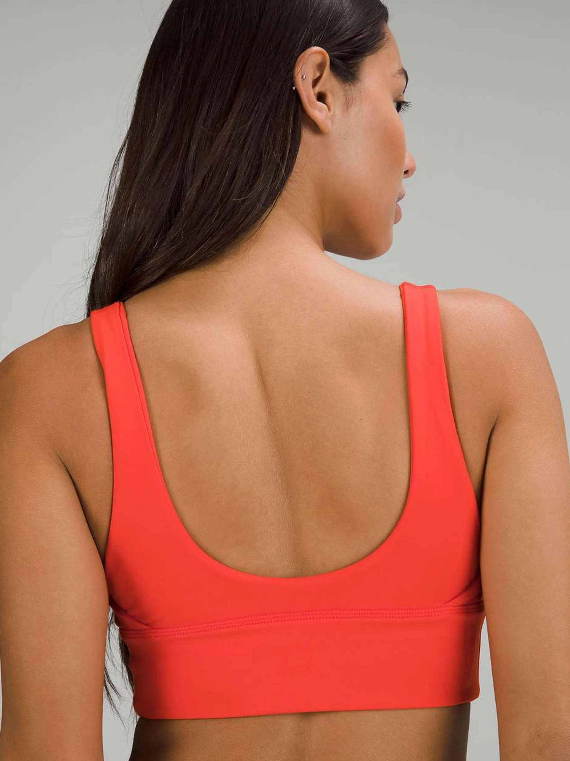Haut de sport uni pour femmes, Orange