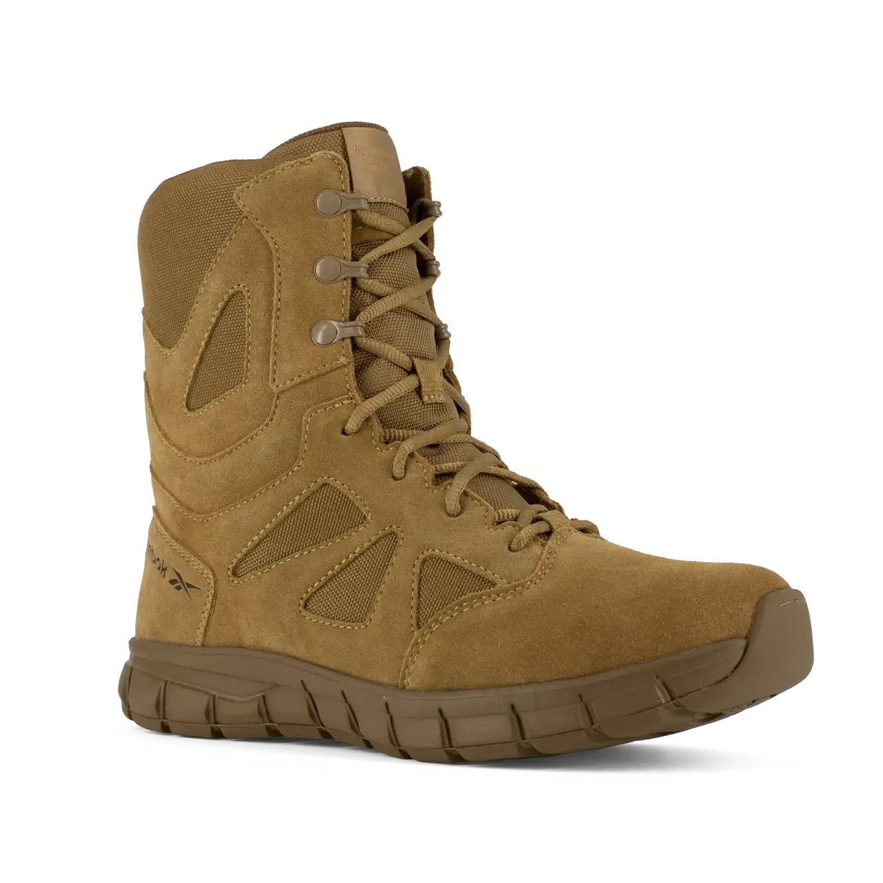 Botte tactique militaire Sublite pour femmes, 8 pouces, bout souple, couleur Coyote