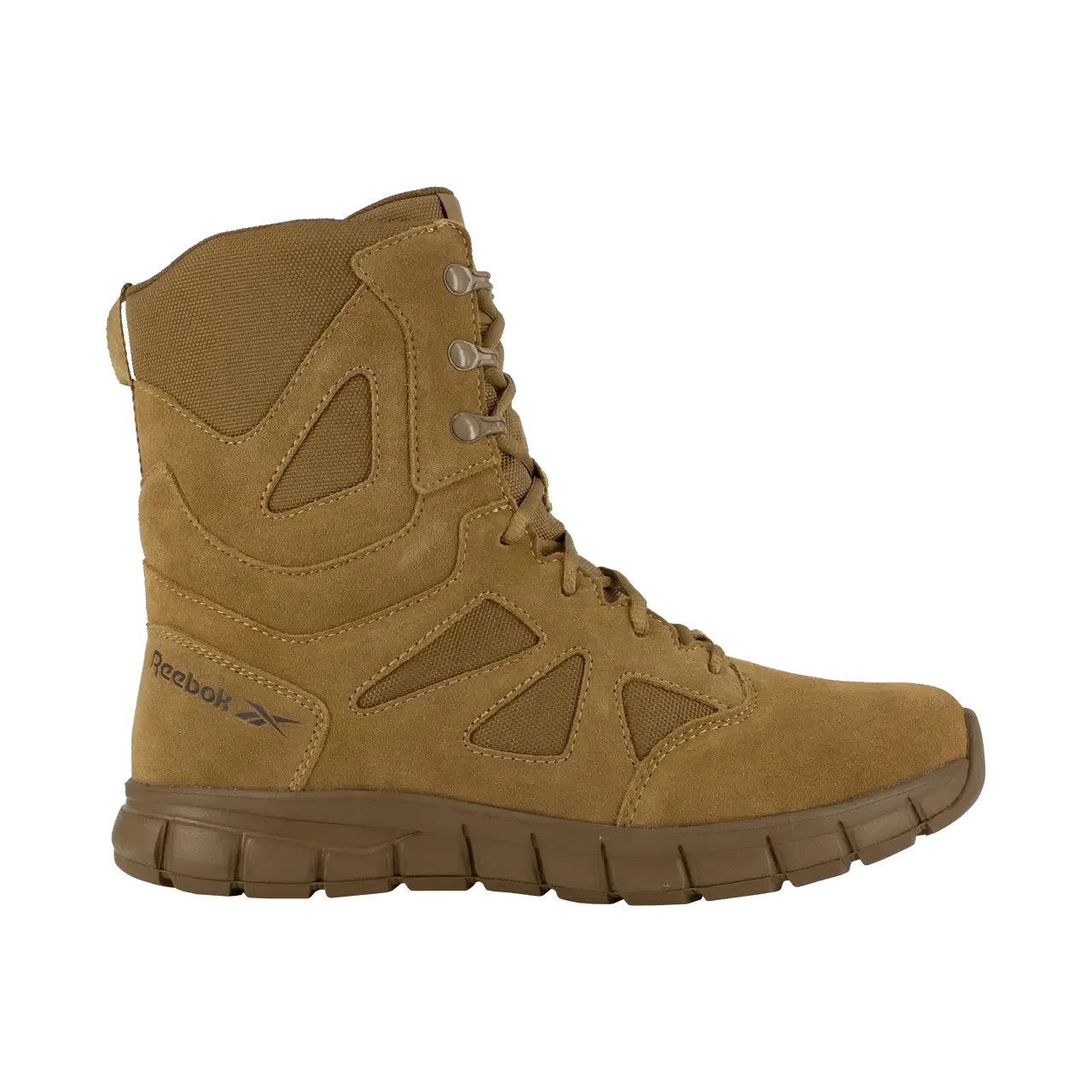Botte tactique militaire Sublite pour femmes, 8 pouces, bout souple, couleur Coyote
