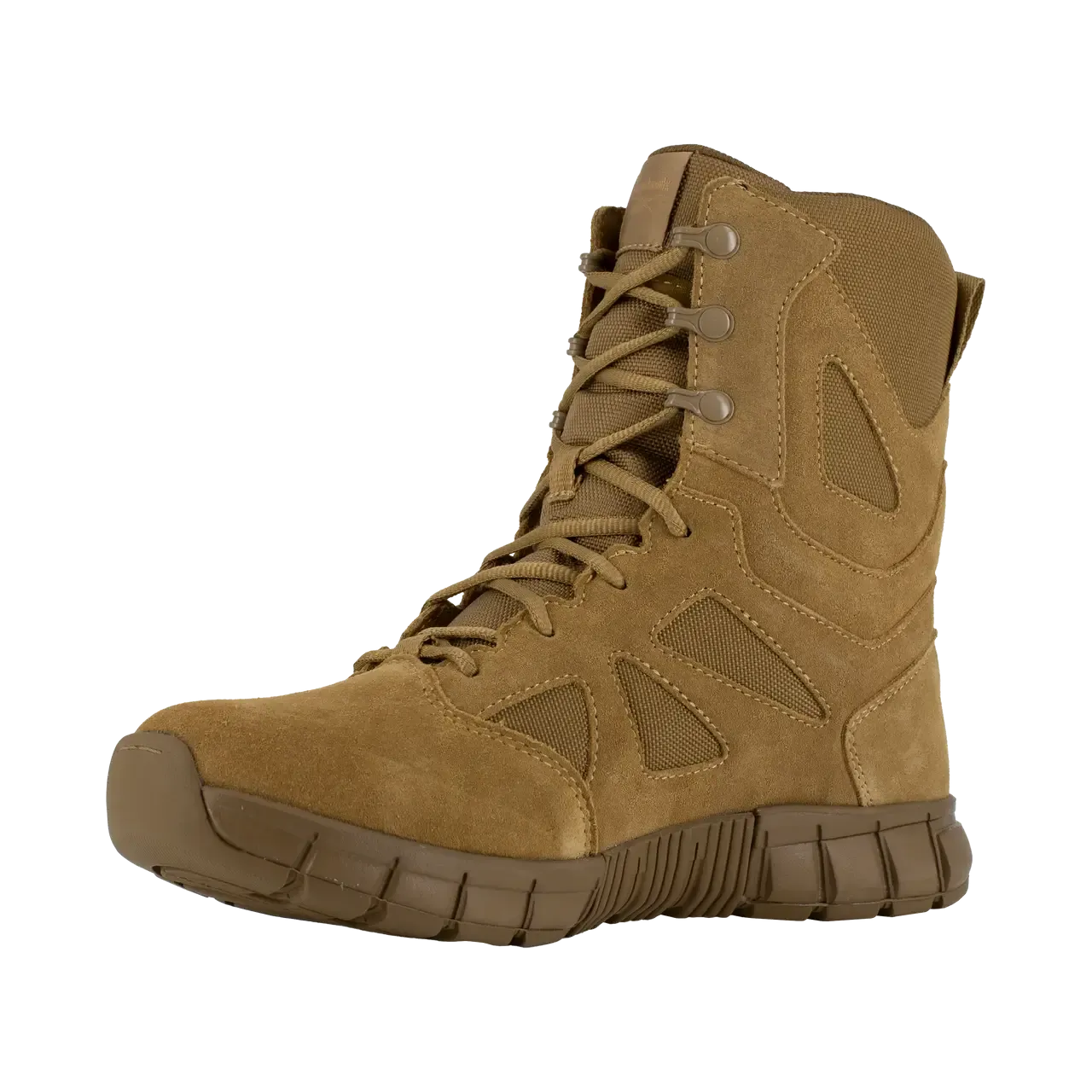 Botte tactique militaire Sublite pour femmes, 8 pouces, bout souple, couleur Coyote
