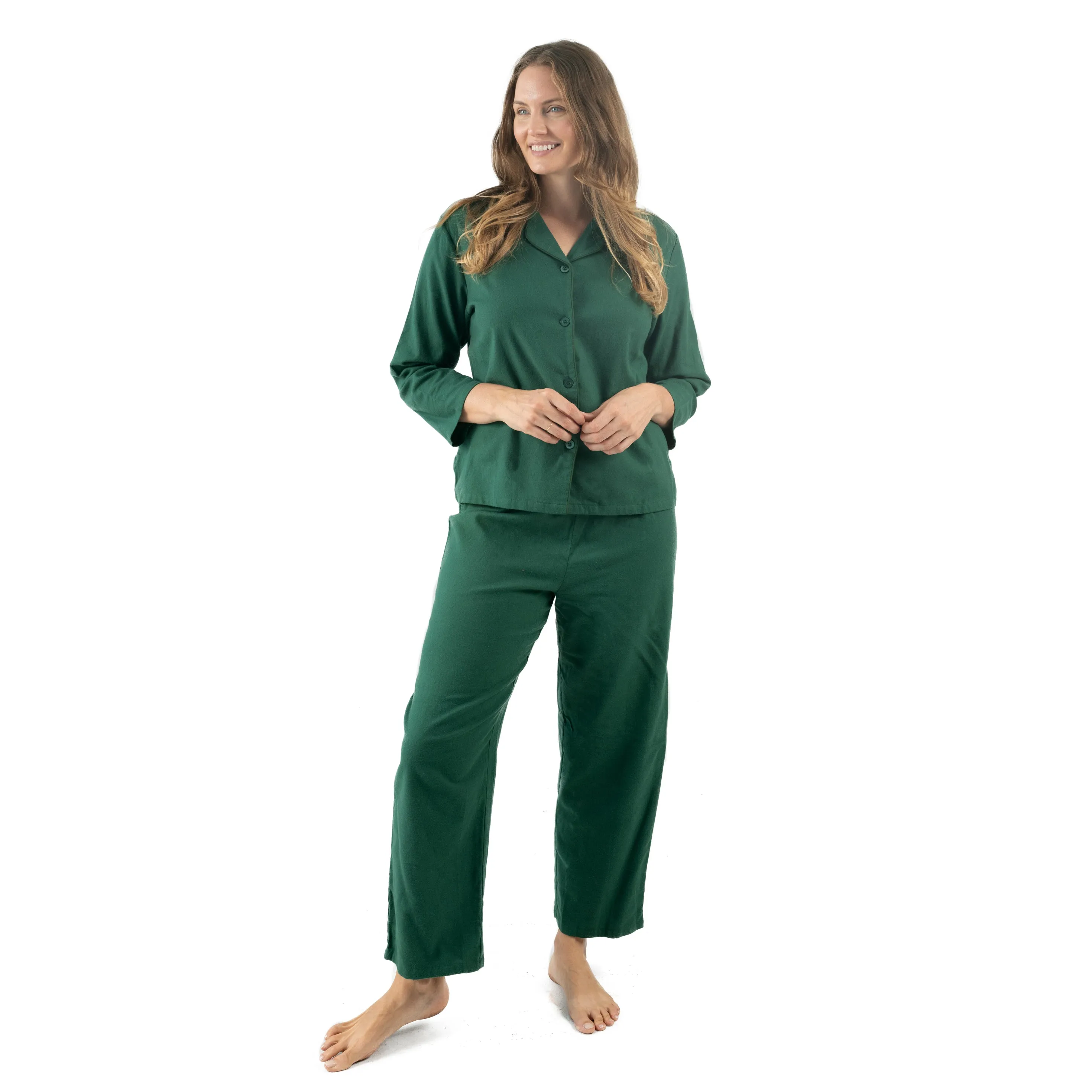 Pyjama en flanelle deux pièces pour femmes